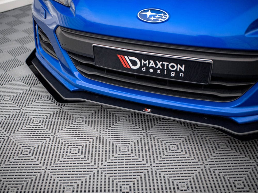 Maxton Design Street PRO Front Splitter V.1 (+flaps) Subaru BRZ MK1 Facelift 2017-2020 Maxton Design SR