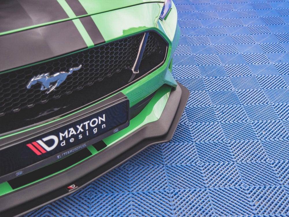 Maxton Design Street PRO Front Splitter V.1 Ford Mustang GT Mk6 Facelift 2017- Maxton Design SR