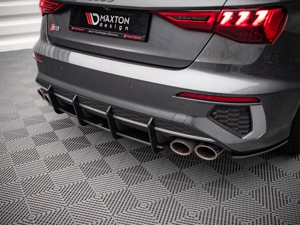 Maxton Design Street PRO Rear Diffuser Audi S3 Sedan 8Y 2020- Maxton Design SR