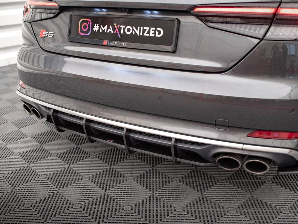 Maxton Design Street PRO Rear Diffuser Audi S5 Coupe / Sportback F5 Maxton Design SR