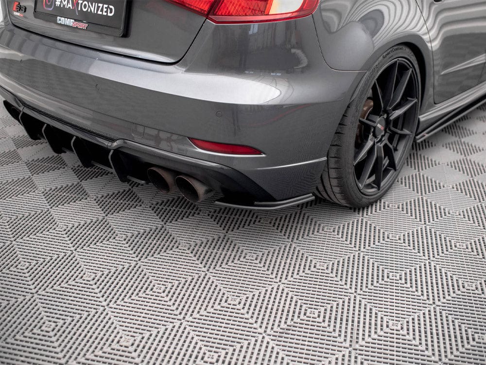 Maxton Design Street PRO Rear Side Splitters Audi S3 Sportback 8V Facelift Maxton Design SR