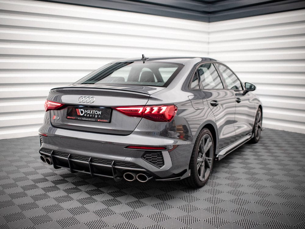 Maxton Design Street PRO Rear Side Splitters (+flaps) Audi S3 Sedan 8Y 2020- Maxton Design SR