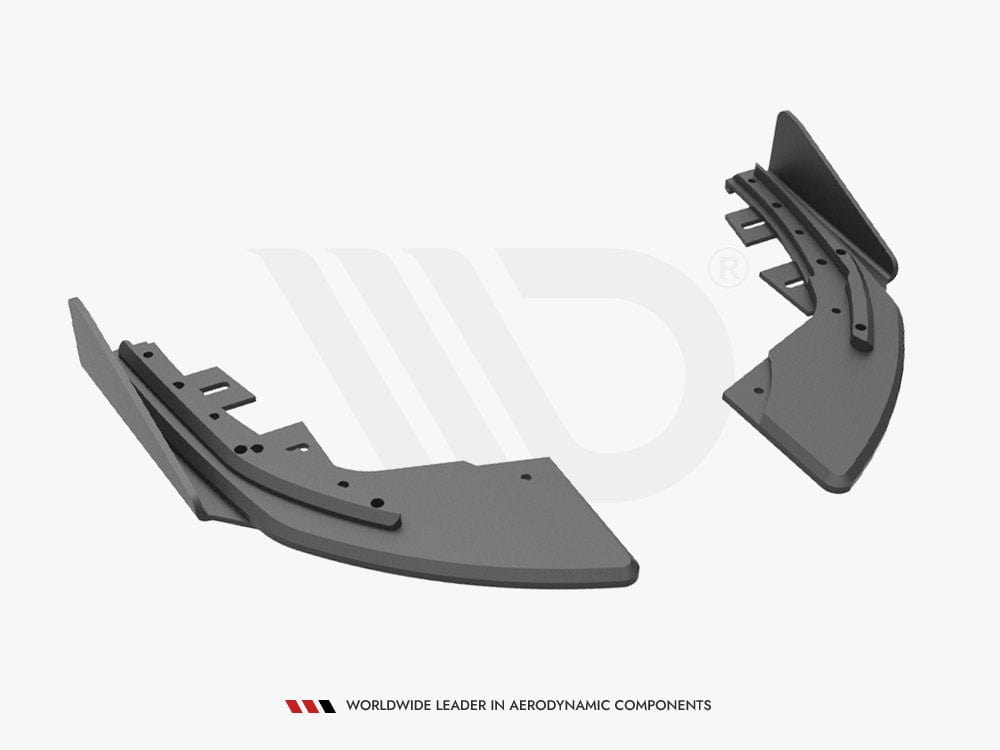 Maxton Design Street PRO Rear Side Splitters (+flaps) Audi S3 Sportback 8V Facelift Maxton Design SR