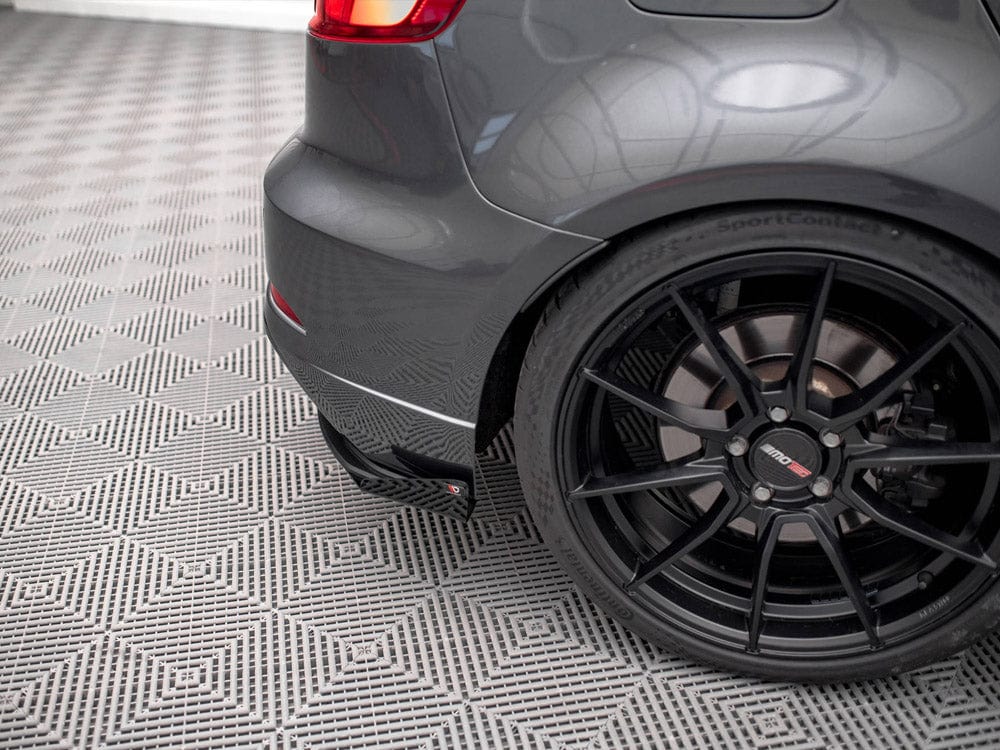 Maxton Design Street PRO Rear Side Splitters (+flaps) Audi S3 Sportback 8V Facelift Maxton Design SR