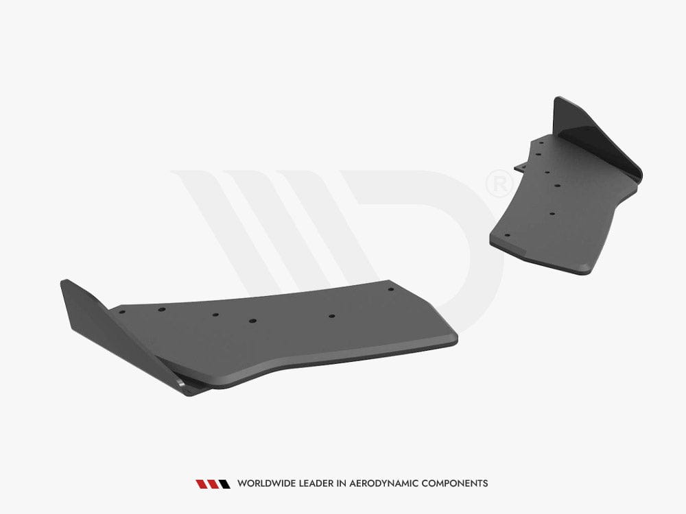 Maxton Design Street PRO Rear Side Splitters (+flaps) VW Golf R MK7 2013-2016 Maxton Design SR
