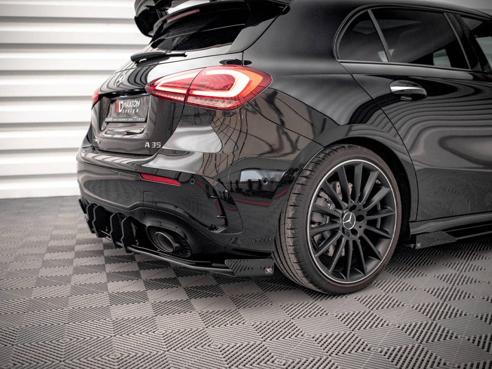 Maxton Design Street PRO Rear Valance + Flaps Mercedes A35 AMG Hatchback Aero Pack W177 Maxton Design SR