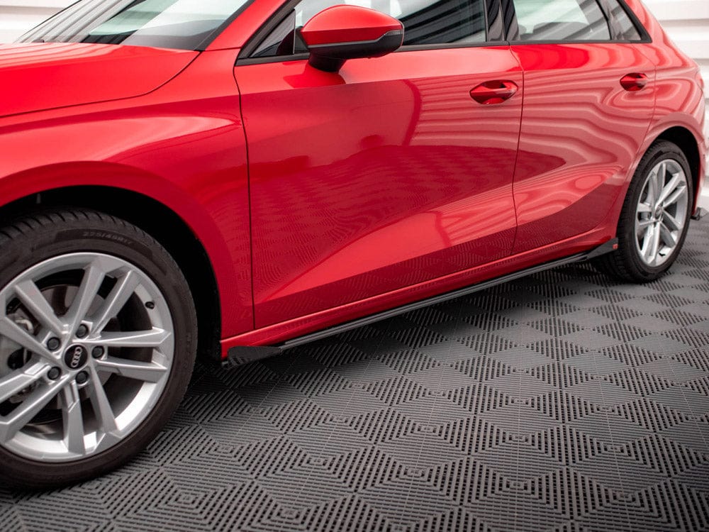 Maxton Design Street PRO Side Skirts Diffusers + Flaps Audi A3 8Y Maxton Design SR