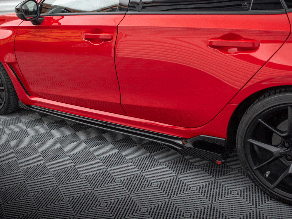 Maxton Design Street PRO Side Skirts Diffusers + Flaps Honda Civic Type-R Mk 11 Maxton Design SR