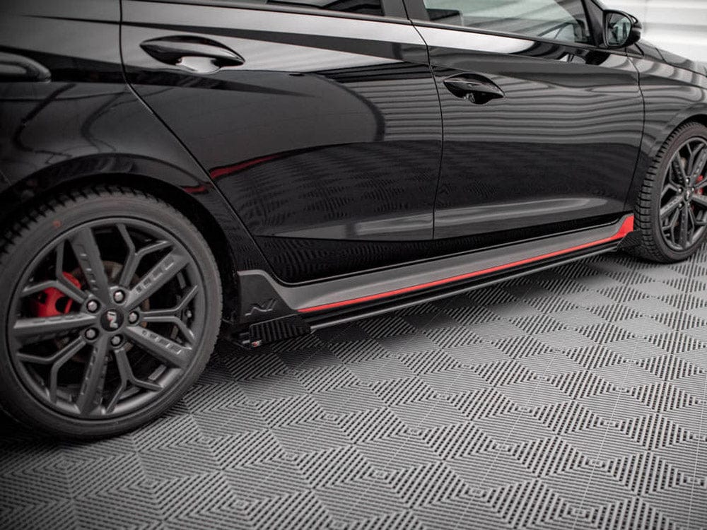 Maxton Design Street PRO Side Skirts Diffusers (+flaps) Hyundai I20 N MK3 2020- Maxton Design SR
