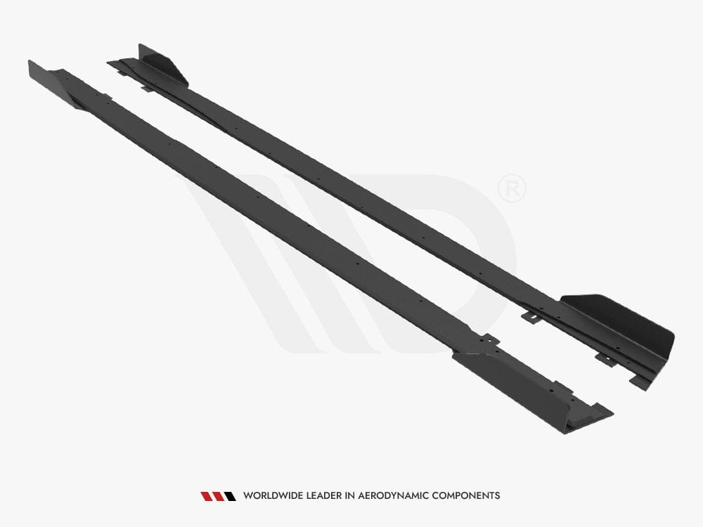 Maxton Design Street PRO Side Skirts Diffusers + Flaps Mercedes A35 AMG / AMG-Line Aero Pack W177 Maxton Design SR