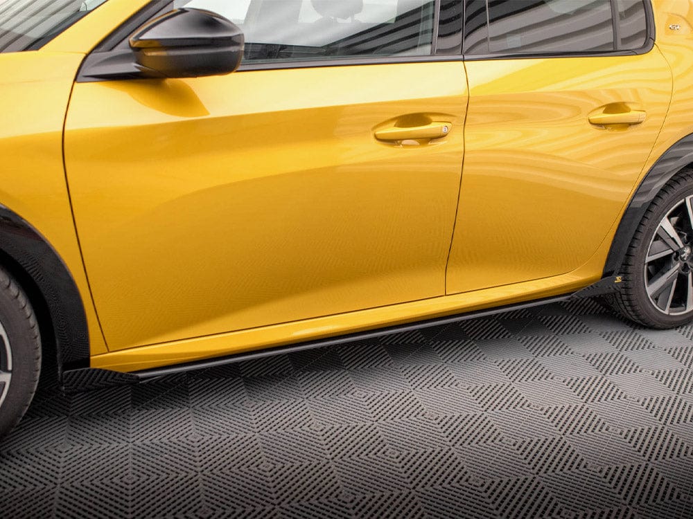 Maxton Design Street PRO Side Skirts Diffusers + Flaps Peugeot 208 GT Mk2 Maxton Design SR