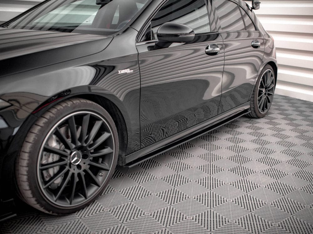 Maxton Design Street PRO Side Skirts Diffusers Mercedes A35 AMG / AMG-Line Aero Pack W177 Maxton Design SR