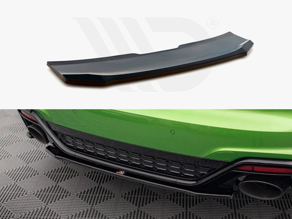Maxton Design Textured Central Rear Splitter Audi RS5 F5 Facelift Maxton Design SR