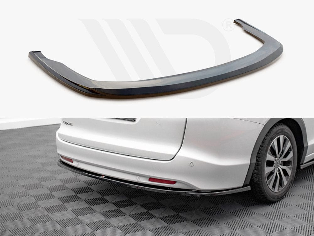 Maxton Design Textured Central Rear Splitter Honda Civic Tourer MK9 2011-2014 Maxton Design SR