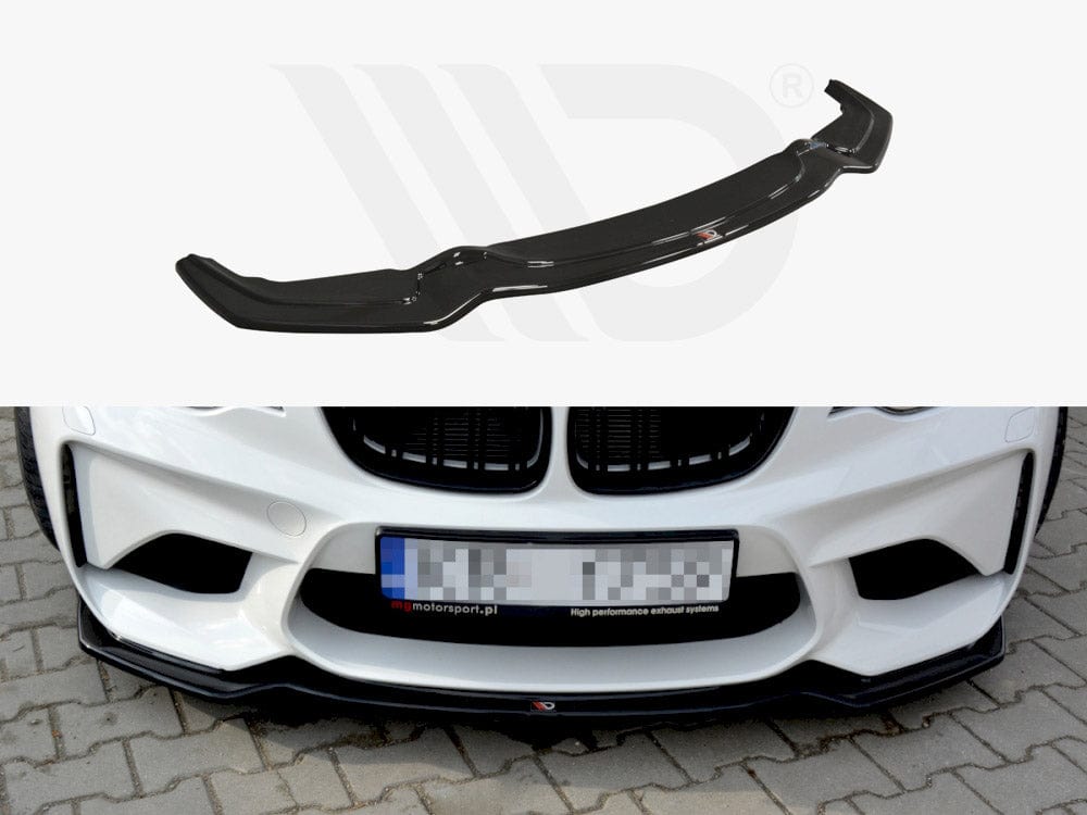 Maxton Design Textured Front Splitter Bmw M2 F87 Coupe 2016- Maxton Design SR