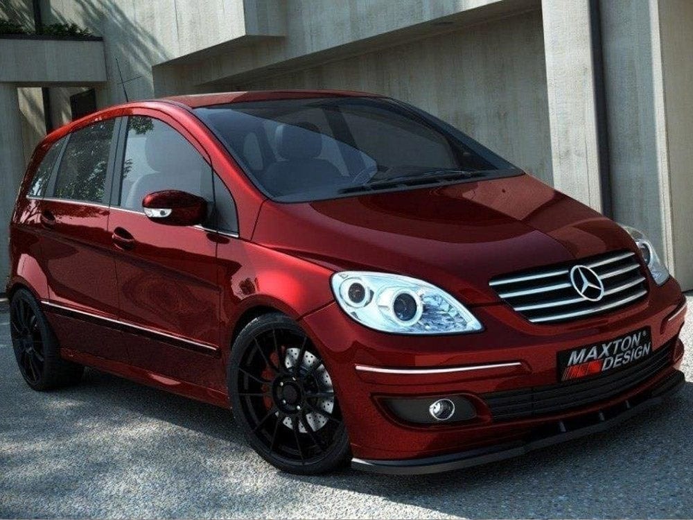 Maxton Design Textured Front Splitter Mercedes B Class 245 2005-2008 Maxton Design SR