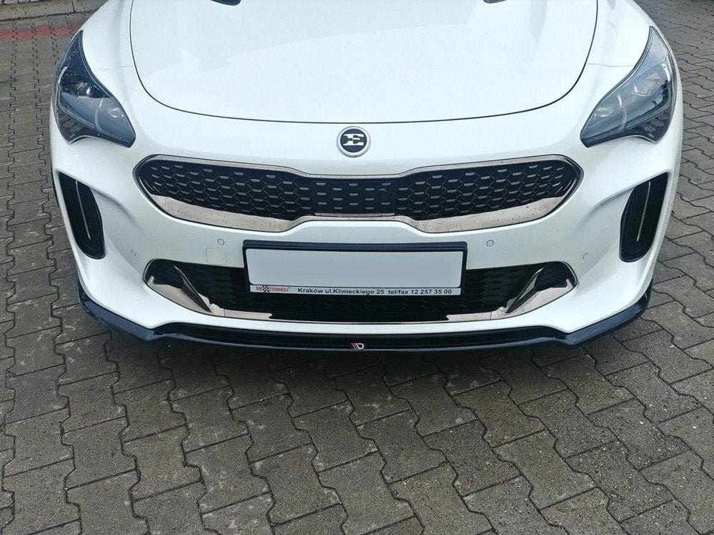 Maxton Design Textured Front Splitter V.1 KIA Stinger GT 2017-2019 Maxton Design SR