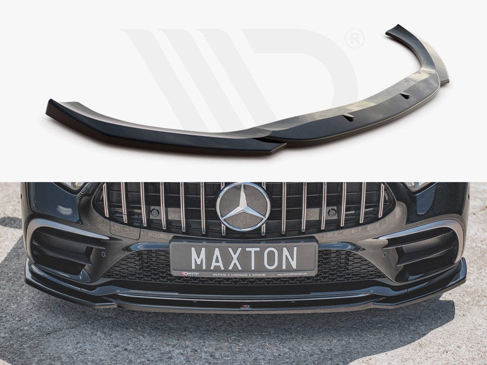 Maxton Design Textured Front Splitter V.1 Mercedes-benz CLS AMG Line / 53AMG C257 2018-2021 Maxton Design SR
