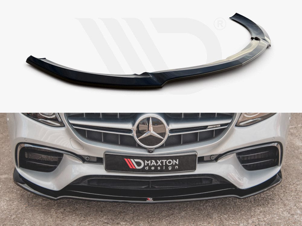 Maxton Design Textured Front Splitter V.1 Mercedes E63 AMG Estate / Saloon S213 / W213 Maxton Design SR