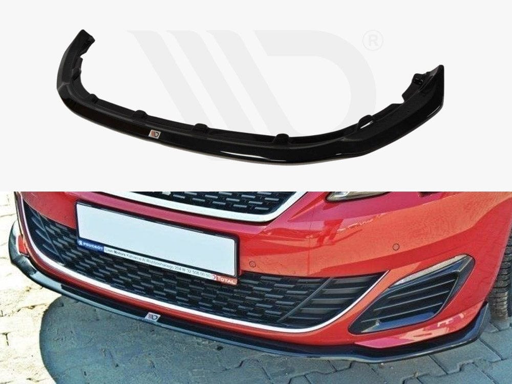 Maxton Design Textured Front Splitter V.1 Peugeot 308 II GTI Maxton Design SR
