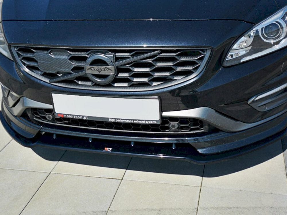 Maxton Design Textured Front Splitter V.1 Volvo V60 Polestar Facelift Maxton Design SR