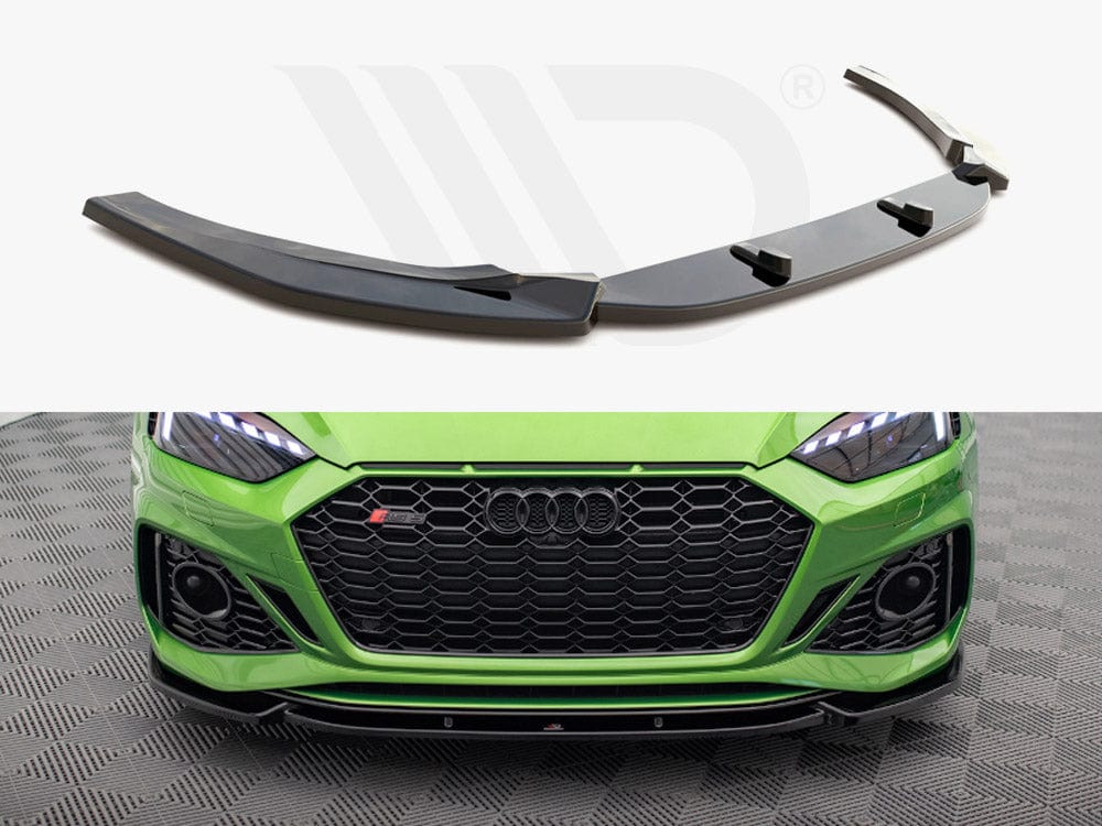 Maxton Design Textured Front Splitter V.2 Audi RS5 F5 Facelift Maxton Design SR