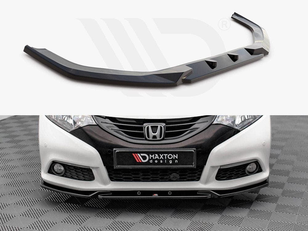 Maxton Design Textured Front Splitter V.2 Honda Civic MK9 2011-2014 Maxton Design SR