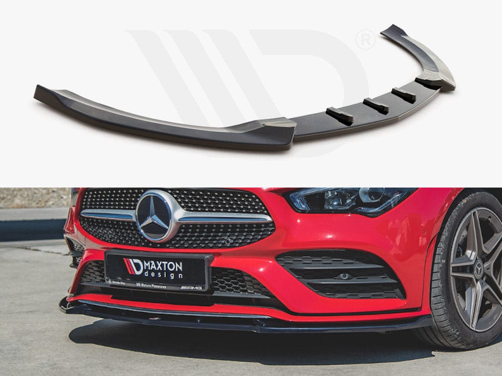 Maxton Design Textured Front Splitter V.2 Mercedes-Benz CLA A35 AMG / AMG-Line C118 Maxton Design SR