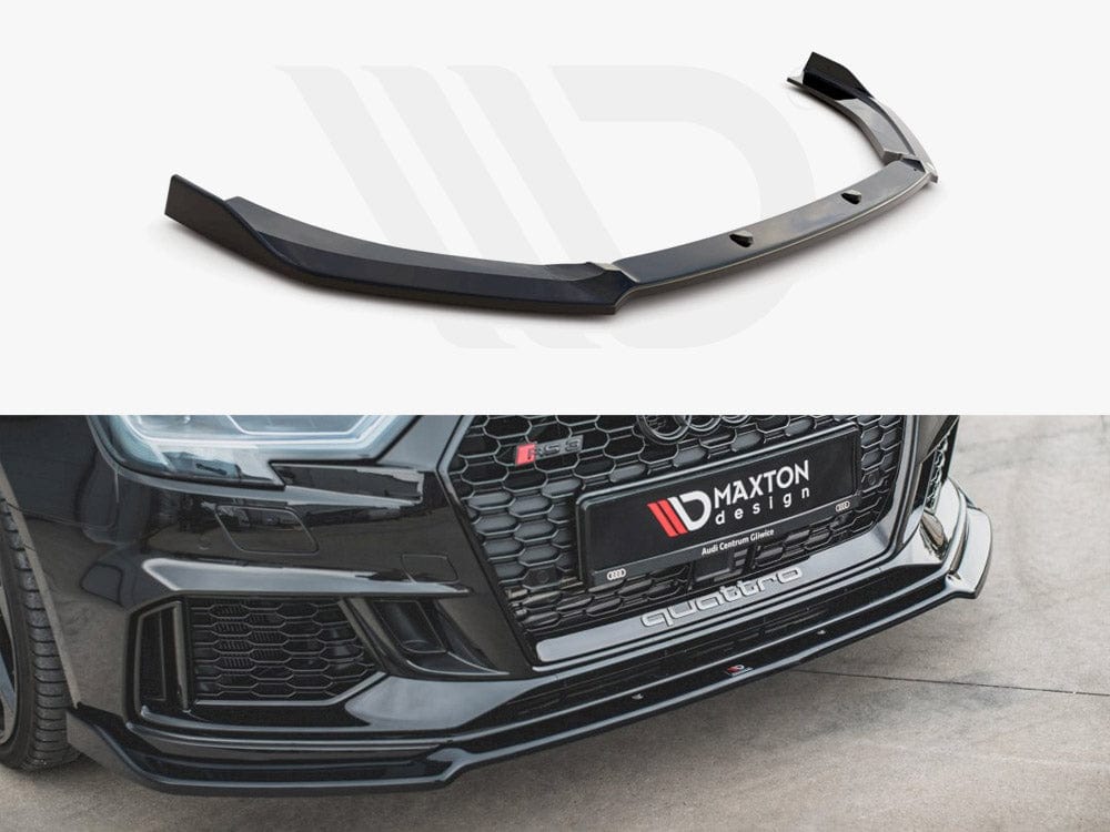 Maxton Design Textured Front Splitter V.3 Audi RS3 8V Facelift 2017-UP Maxton Design SR
