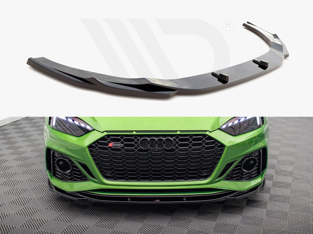 Maxton Design Textured Front Splitter V.3 Audi RS5 F5 Facelift Maxton Design SR