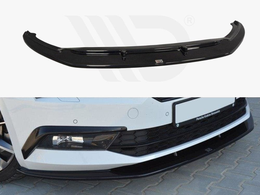 Maxton Design Textured Front Splitter V.3 Skoda Superb III Maxton Design SR