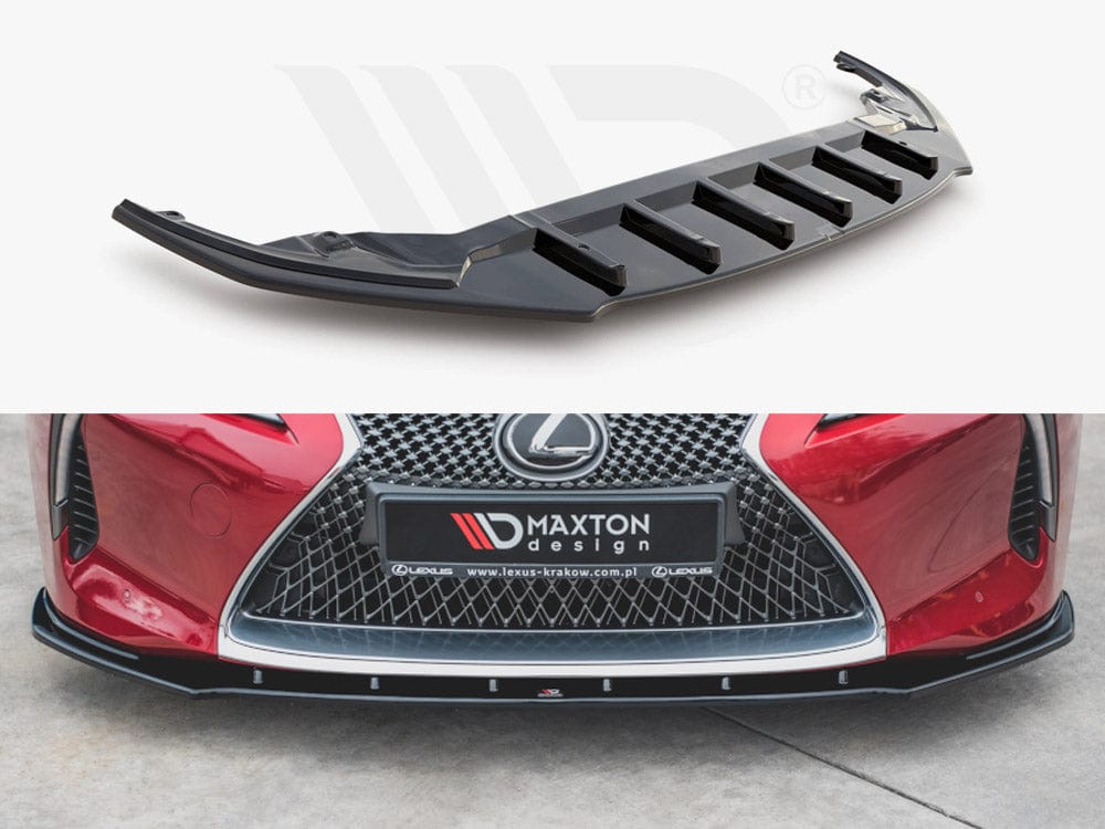 Maxton Design Textured Front Splitter V1 Lexus LC 500 2017- Maxton Design SR