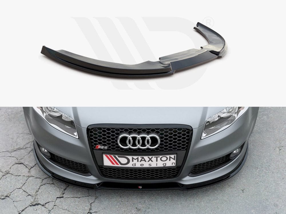 Maxton Design Textured Front Splitter V1AUDI RS4 B7 2006-2008 Maxton Design SR