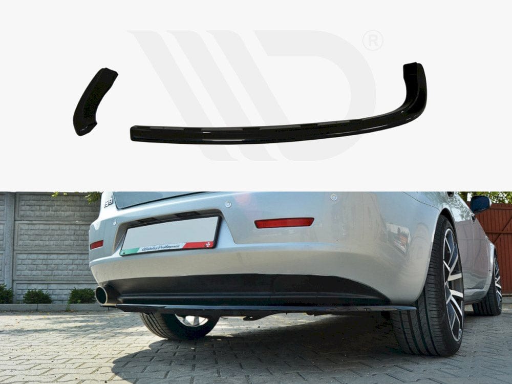 Maxton Design Textured / No Central Rear Splitter Alfa Romeo 159 (Without Vertical Bars) Maxton Design SR