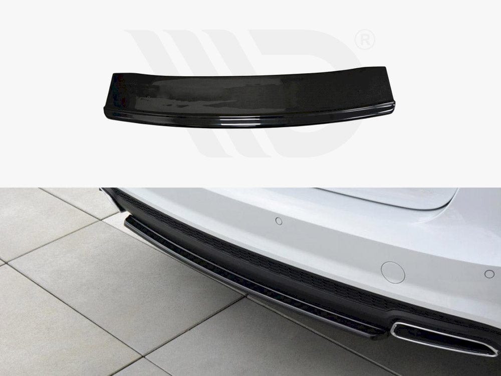Maxton Design Textured / No Central Rear Splitter Audi A6 S-Line C7 FL Maxton Design SR