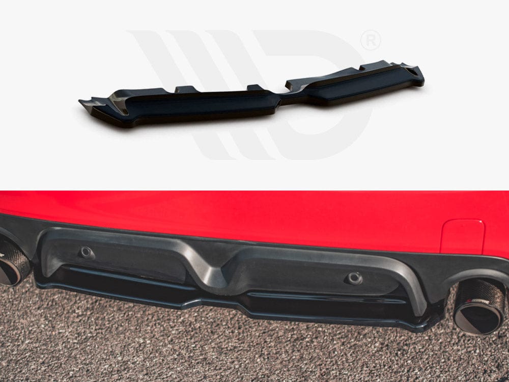 Maxton Design Textured / No Central Rear Splitter Mini Countryman MK2 F60 JCW 2020- Maxton Design SR