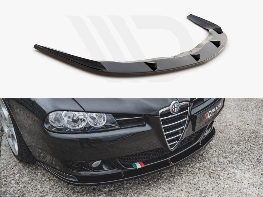 Maxton Design Textured / No Front Splitter Alfa Romeo 156 Facelift 2003-2006 Maxton Design SR