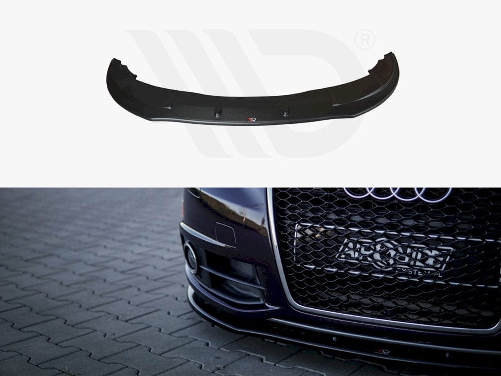 Maxton Design Textured / No Front Splitter Audi A6 C6 S-line Facelift Sedan 2008-2011 Maxton Design SR