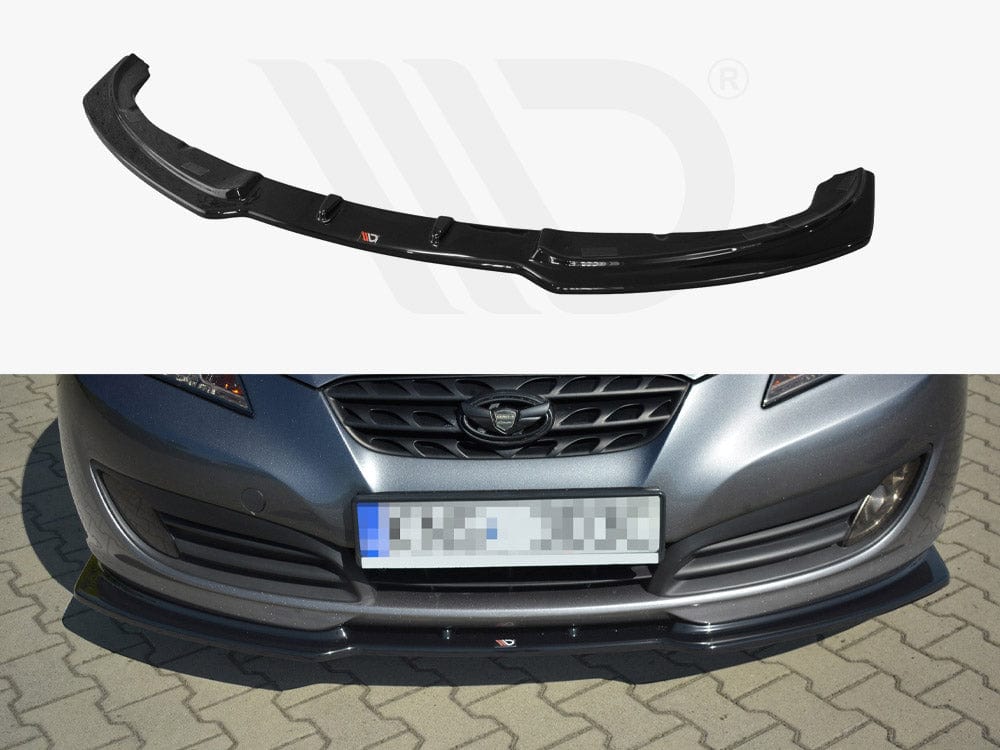 Maxton Design Textured / No Front Splitter Hyundai Genesis MK1 Coupe 2009-2012 Maxton Design SR
