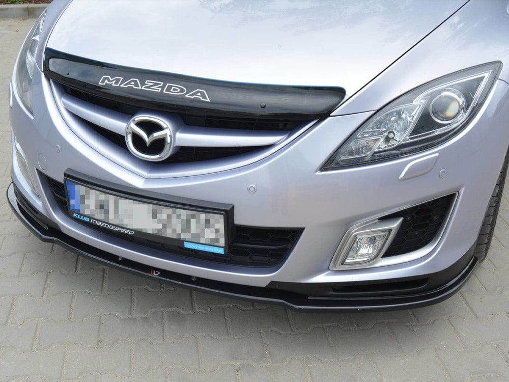Maxton Design Textured / No Front Splitter Mazda 6 MK2 Sport Hatch (Gh-series) Pre-facelift 2008-2010 Maxton Design SR