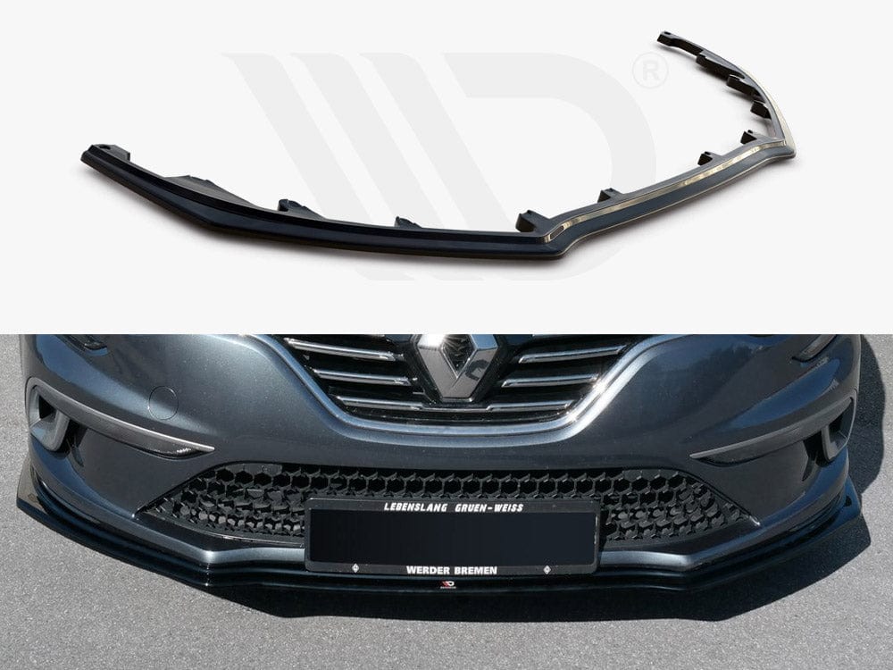 Maxton Design Textured / No Front Splitter Renault Megane MK4 Gt-line 2016- Maxton Design SR