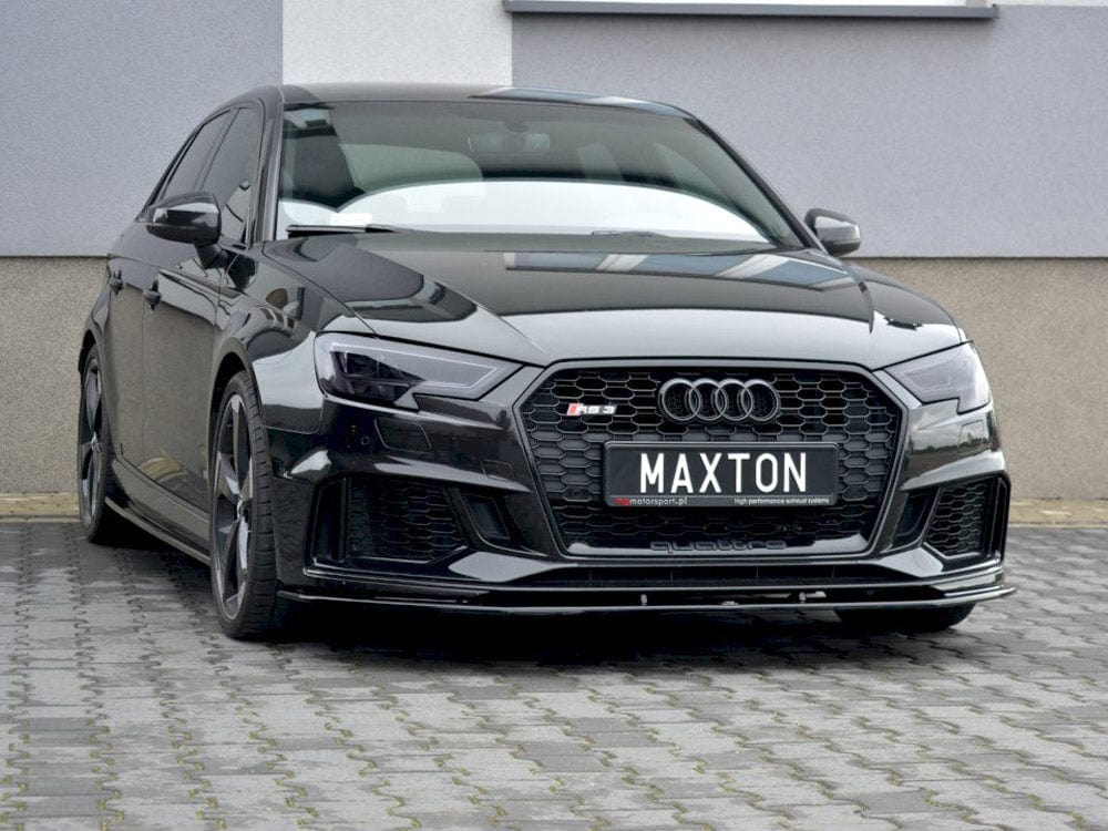 Maxton Design Textured / No Front Splitter V.1 Audi RS3 8V Facelift Sportback 2017 - 20 Maxton Design SR