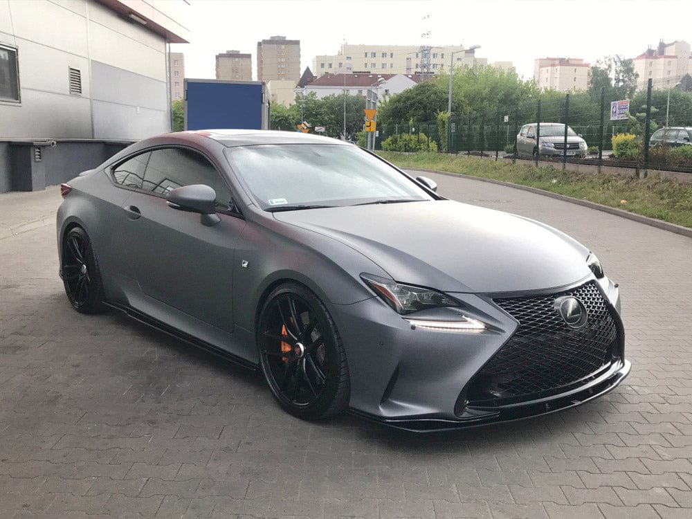 Maxton Design Textured / No Front Splitter V.1 Lexus RC 2014-UP Maxton Design SR