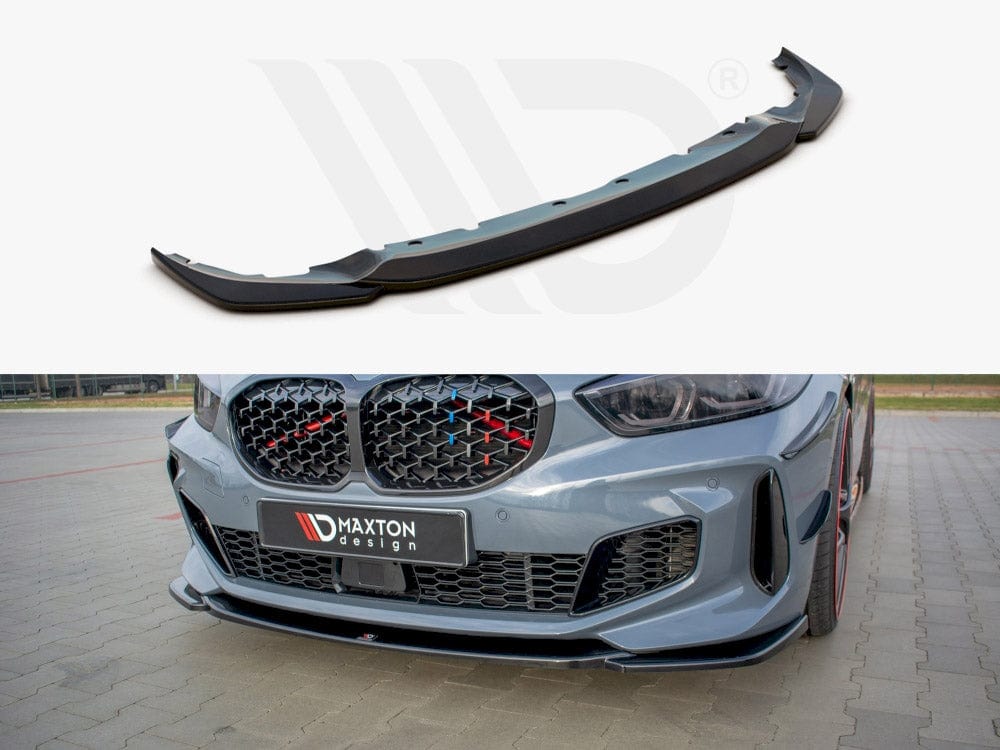 Maxton Design Textured / No Front Splitter V.3 Bmw 1 Series F40 M135I / M-sport 2019- Maxton Design SR