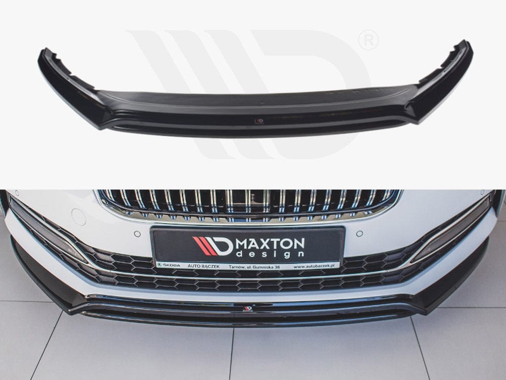 Maxton Design Textured / No Front Splitter V.3 Skoda Superb Mk3 FL Maxton Design SR
