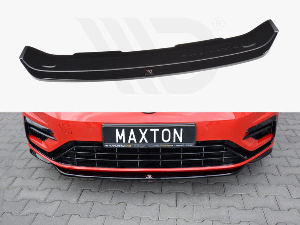 Maxton Design Textured / No Front Splitter V.5 VW Golf 7 R / R-Line Facelift Maxton Design SR