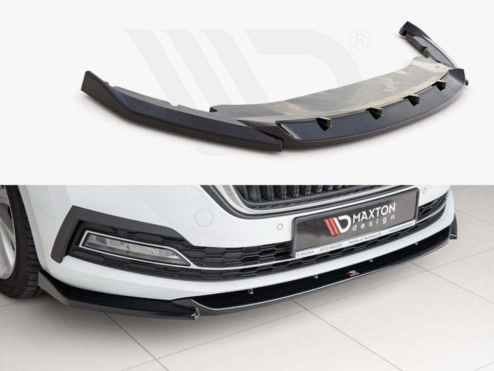 Maxton Design Textured / No Front Splitter V1 Skoda Octavia MK4 2019- Maxton Design SR