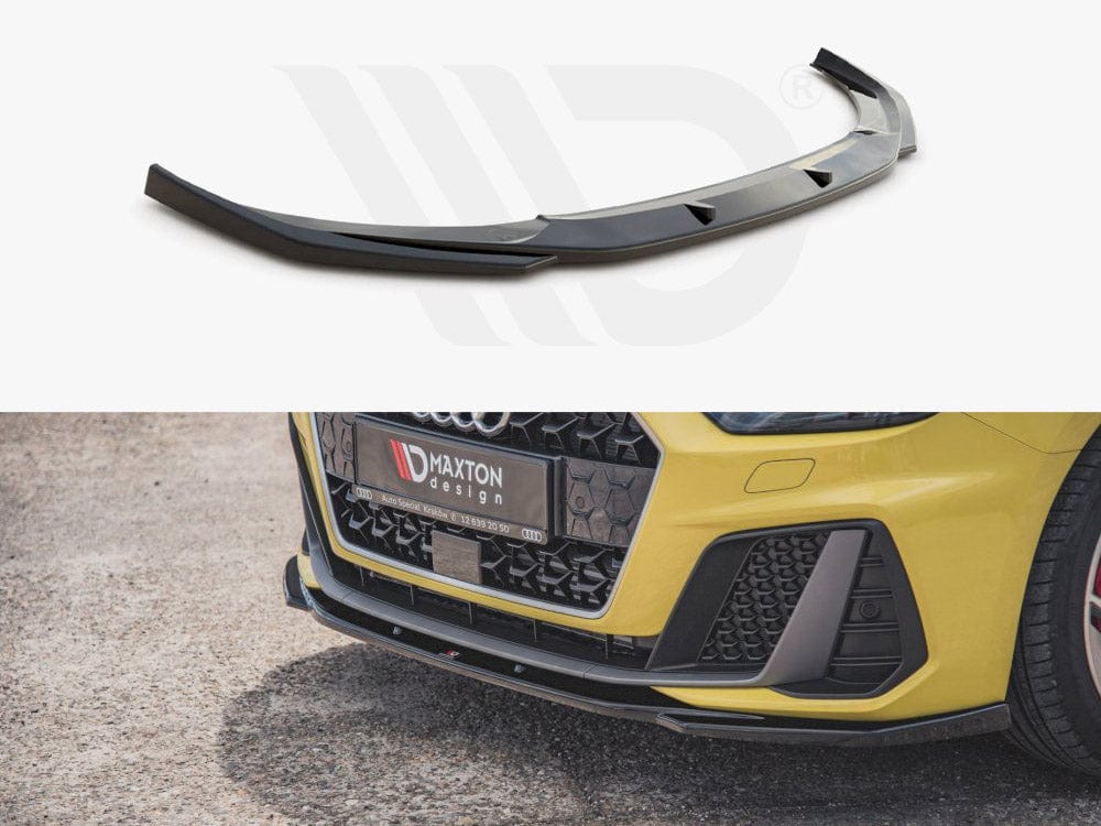 Maxton Design Textured / No Front Splitter V2 Audi A1 S-line GB 2018- Maxton Design SR
