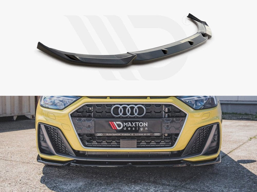 Maxton Design Textured / No Front Splitter V3 Audi A1 S-line GB 2018- Maxton Design SR