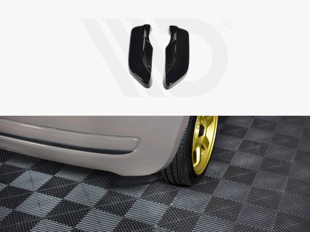 Maxton Design Textured / No Rear Side Splitters Fiat 500 Pre-facelift 2007-2014 Maxton Design SR